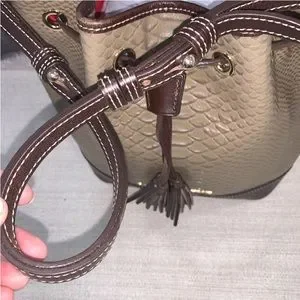 Caldwell Python Dooney & Bourke | Bags | Dooney Bourke Caldwell Python Drawstring ...